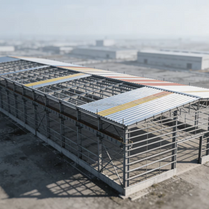 Edif&iacute;cio de estrutura pesada de a&ccedil;o leve pr&eacute;-fabricado para f&aacute;brica/oficina/armaz&eacute;m